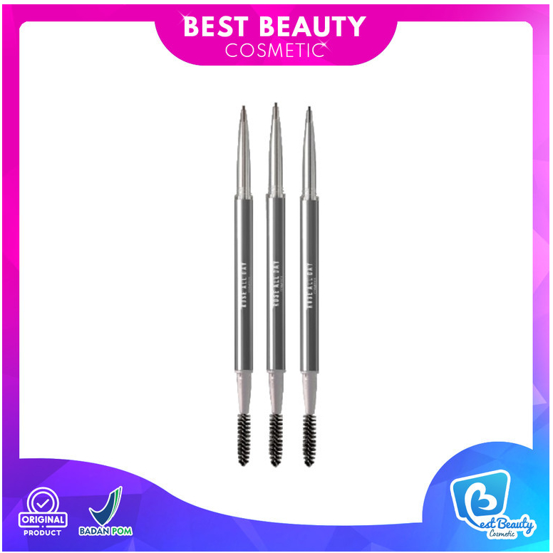 Rose All Day Brow Fix Eyebrow Pencil Pensil Alis 2-in-1 Smudgeproof | Best Beauty Cosmetic