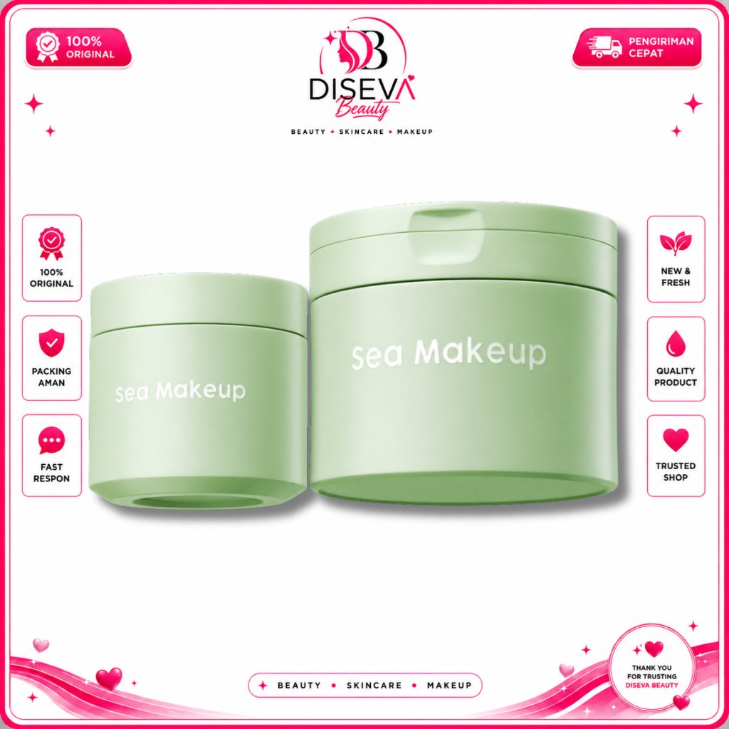 Sea Makeup Acne Butter Deep Cleansing Balm 30 gr| 100 gr - Pembersih Wajah Salicylic Acid Tea Tree