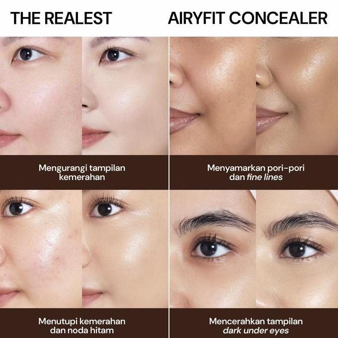 Facegirls- [Bundle] Rose All Day | The Realest Airyfit Concealer + New The Realest Lhtweht Skin Tint