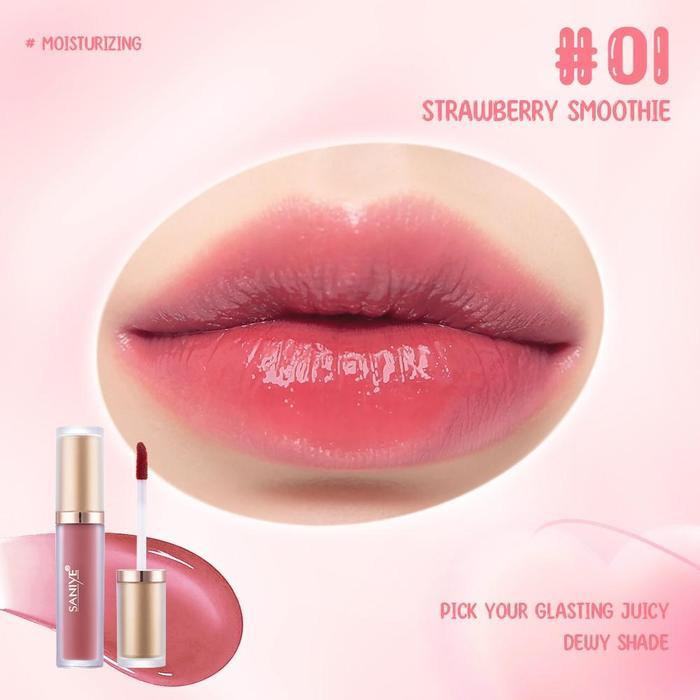 Saniye Dewy Lip Gloss/Lipstick - L1237#1 Lip Gloss, Saniye