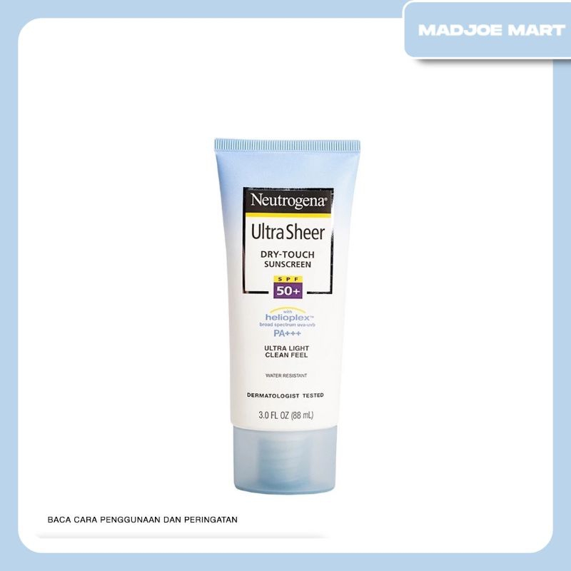 NEUTROGENA Ultra Sheer Dry-Touch Sunscreen SPF 50+ - Pelindung Tabir Surya 88 ml