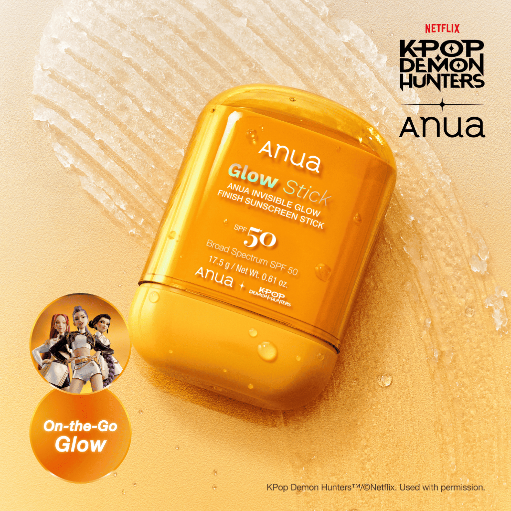 Jual [ANUA] KPop Demon Hunters INVISIBLE GLOW FINISH SUNSCREEN STICK 18g | Shopee Indonesia