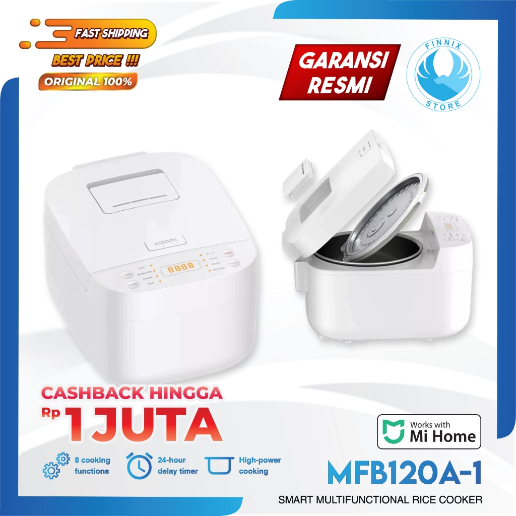 Xiaomi Rice Cooker Smart 8 in 1 Multifunctional | Connect ke aplikasi - Garansi Resmi