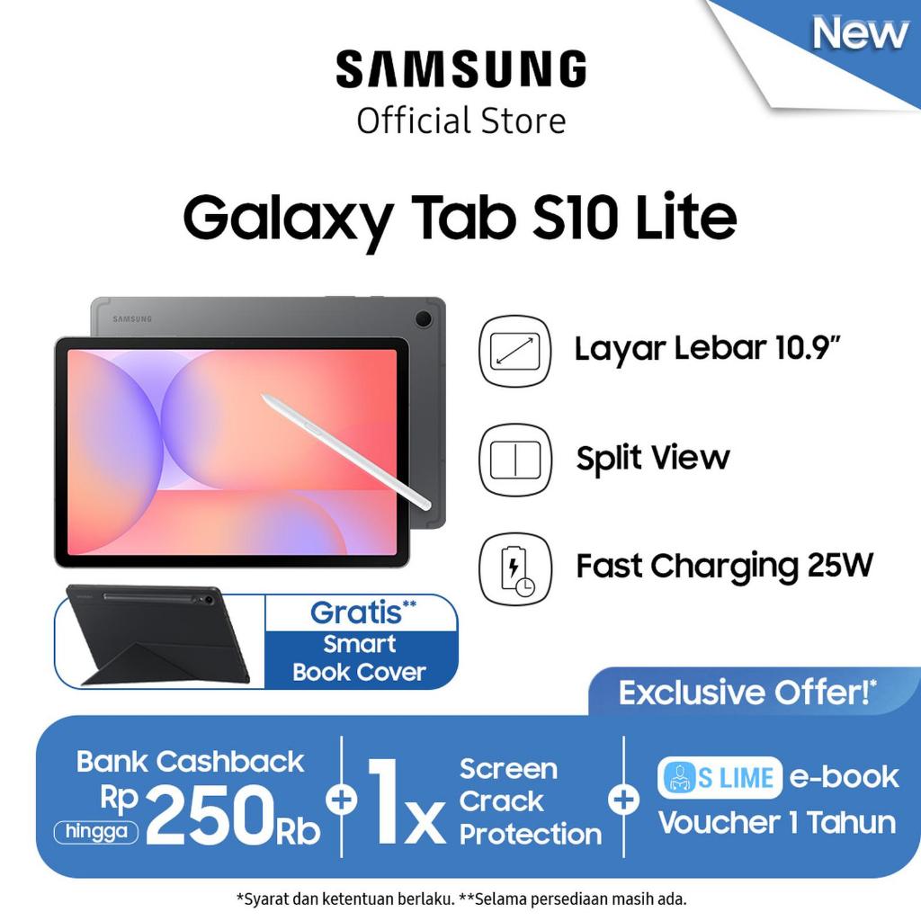 Samsung Galaxy Tab S10 Lite 5G/WiFi 6/128GB, Original, Garansi Resmi