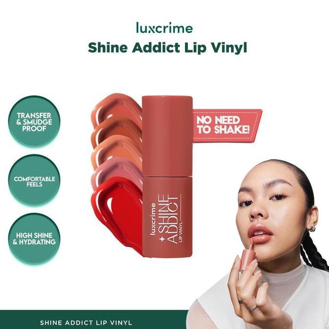Luxcrime Shine Addict Lip Vinyl - Lasting Liquid