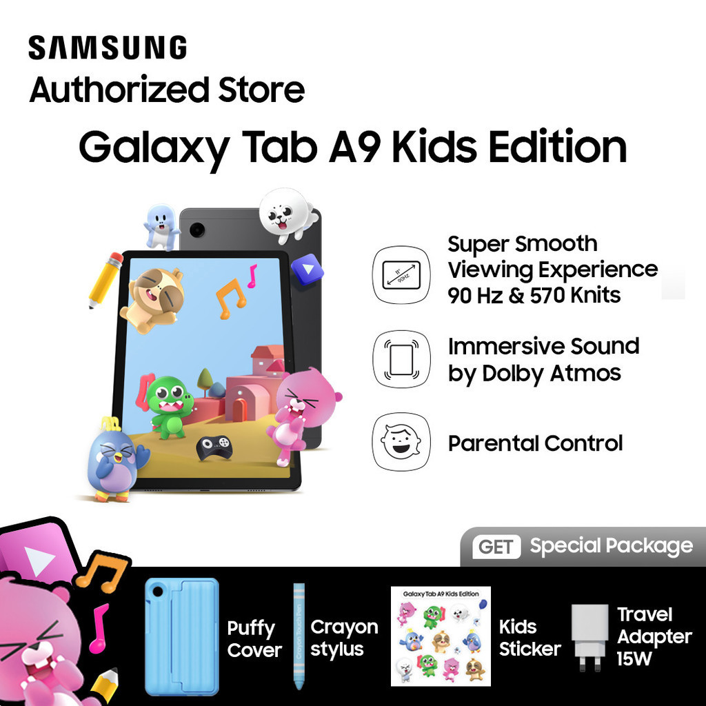 Jual Samsung Galaxy Tab A9 4/64GB - Kids Edition | Shopee Indonesia