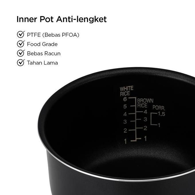 Lansungkirim- Cuckoo Digital Rice Cooker 1 L Cr-0690F Magic Com Penanak Nasi