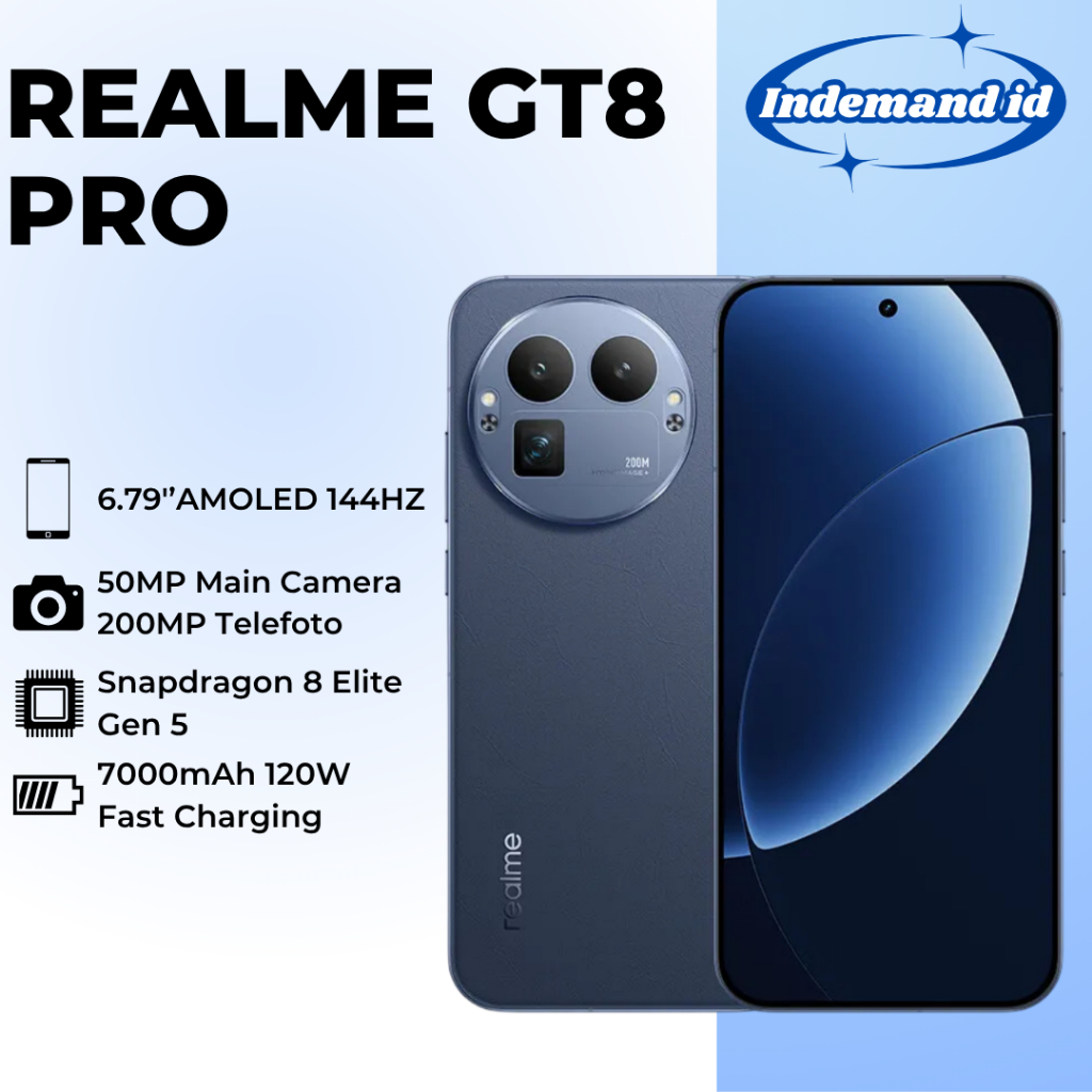 Jual Realme GT8 Pro 5G 6,79''AMOLED 144HZ Snapdragon 8 Elite Gen 5 Extreme Edition 7000mAh 120W | Shopee Indonesia