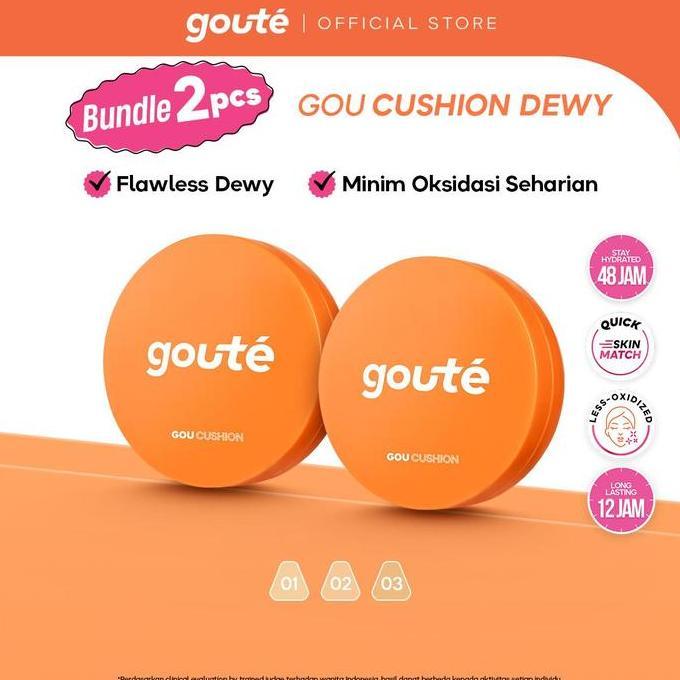 SALE - [ONLY 99K] Bundle 2 PCS - goute Goucushion Dewy Finish Cushion