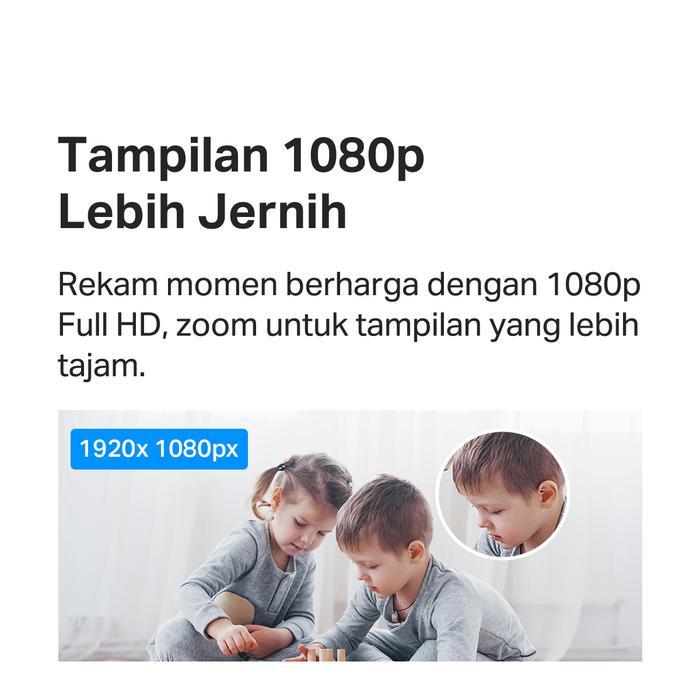 TP-Link Tapo C200 1080P Kamera CCTV PTZ IP WiFi Camera 2MP HD Indoor Video Pan/Tilt 360 Toko Ruko