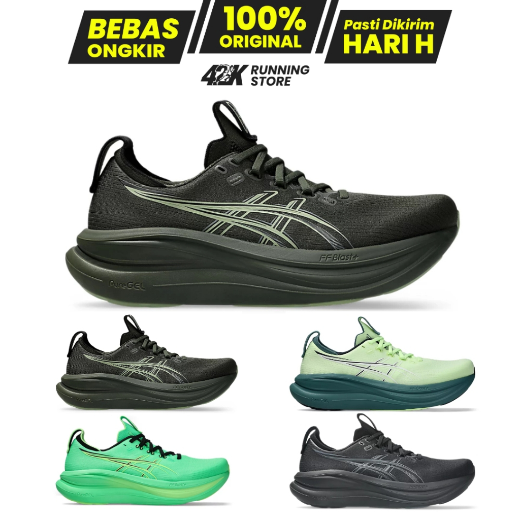 Jual Sepatu Lari ASICS Gel-Nimbus 28 Men Original - Standart | Shopee Indonesia