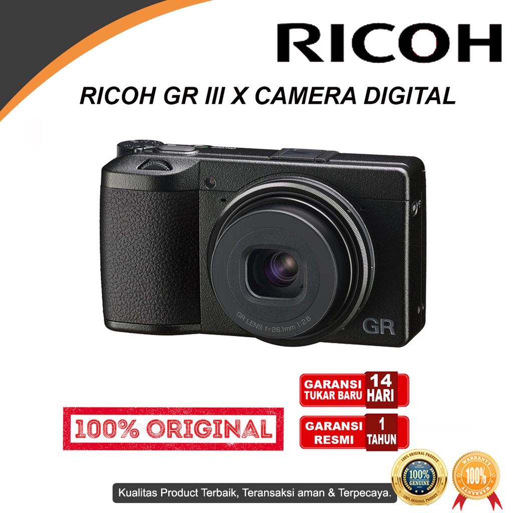 Ricoh GR IIIx Digital Camera Ricoh GR III x GRIII x GRIIIx Resmi