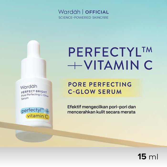 WARDAH Perfect Bright Perfectyl + Vitamin C Pore Perfecting C-Glow Serum 15 ml