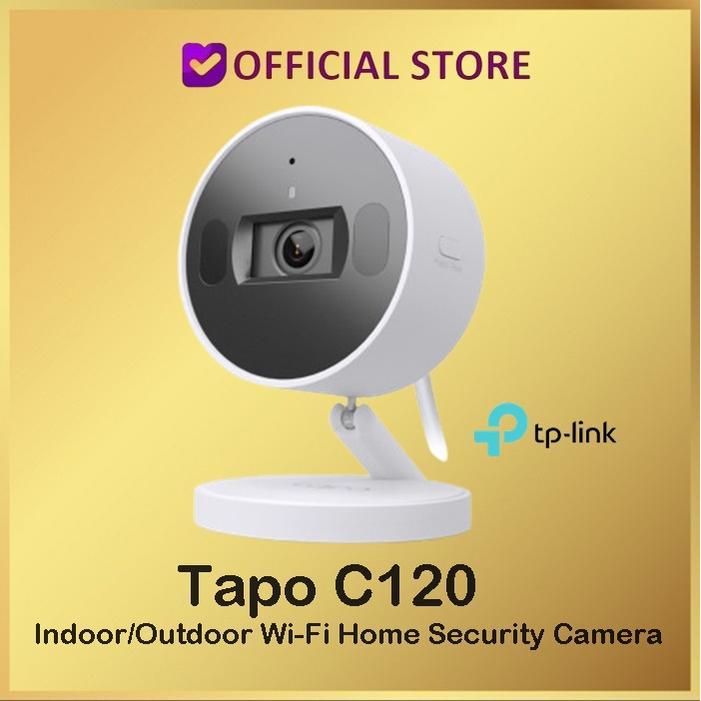 TP-Link Tapo C120 Indoor/Outdoor Wi-Fi Home Security Camera C 120 Led Lens
