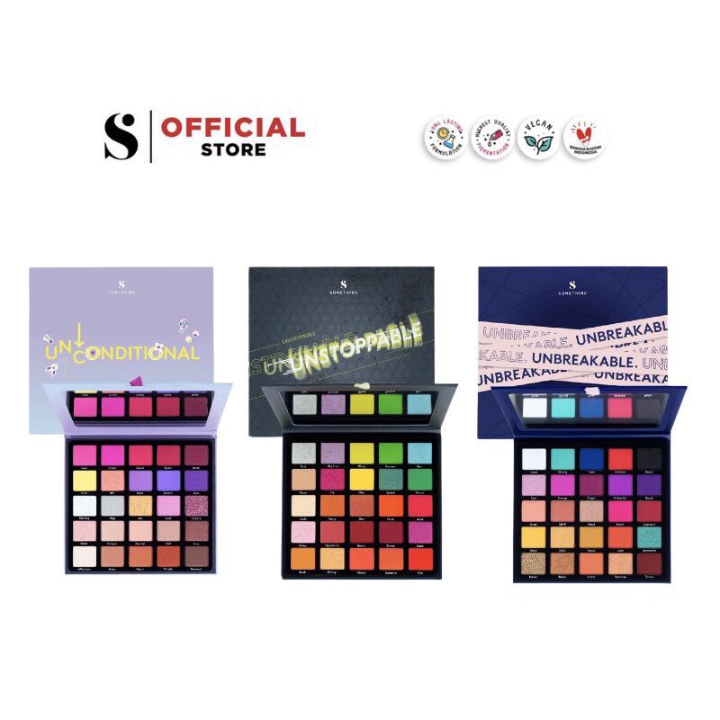 Jual SOMETHINC 25 PRO Eyeshadow Palette Unstoppable | Unconditional | Unbreakable | BPOM | Shopee Indonesia