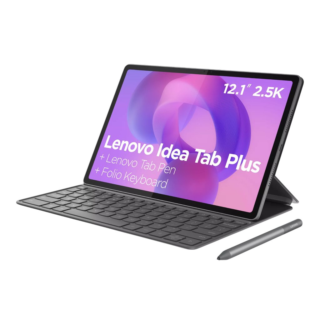 Jual LENOVO IDEA TAB PLUS 12.1 8GB 128GB / 256GB MEDIATEK DIMENSITY 6400 LUNA GREY FREE PEN + KEYBOARD | Shopee Indonesia
