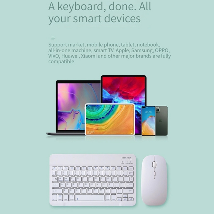 Itel Vista Tab Vistatab 30 11.0" 11" 11 Inch Tablet 2024 ( KEYBOARD & MOUSE ) Wireless Bluetooth Blutooth Keybord Kibord Kibod Mos Warna Macaron Pastel