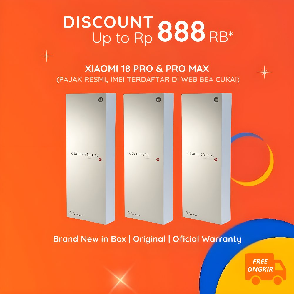 Jual Xiaomi 18 Pro 5G 12+256GB 512GB 16+512GB 1TB Snapdragon 8 Elite Extreme Gen 6 - China ROM | Shopee Indonesia
