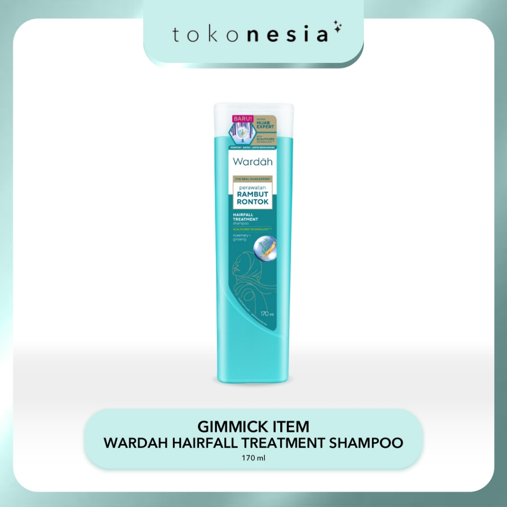 GIMMICK Wardah Nature Daily Anti Hairfall Treatment Shampoo 160ml