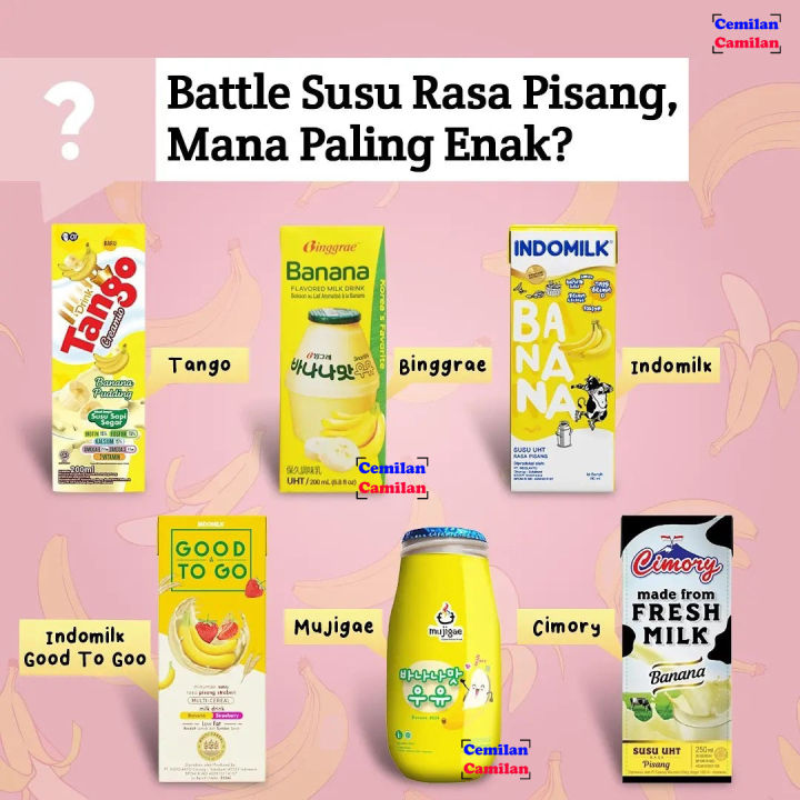 Susu pisang Mujigae / Binggrae / Indomilk / Cimory / Tango | Lazada Indonesia