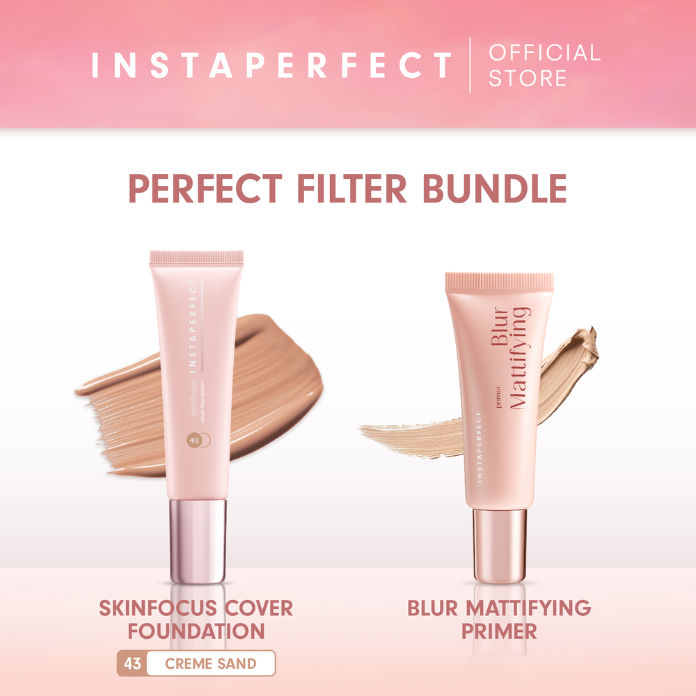Instaperfect Perfect Filter Bundle (Skinfocus Cover Foundation & Blur Mattifying Primer)