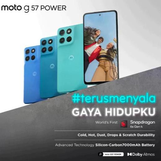 Motorola G57 Power 5G RAM 8GB/256GB Snapdragon6s Gen4 Antutu 625K 7000mAh SiliconCarbon