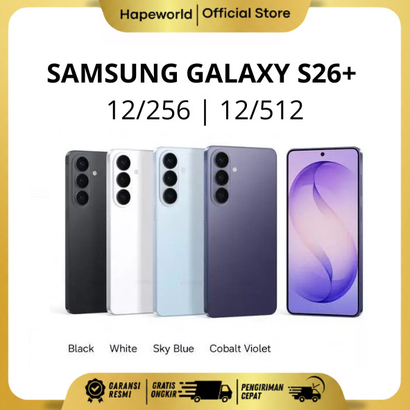 SAMSUNG GALAXY S26+ (12/256) (12/512) - GARANSI RESMI
