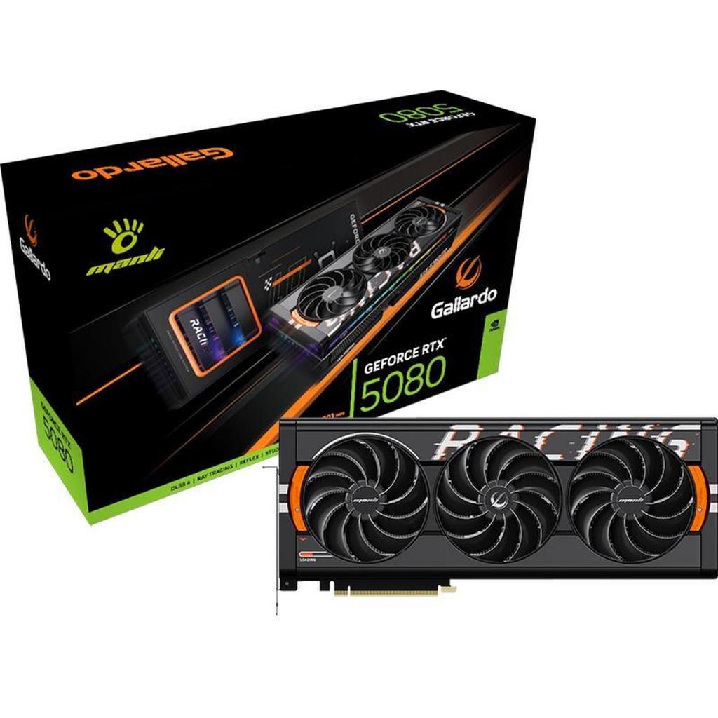 MANLI GALLARDO NVIDIA GeForce RTX 5080 OC 16GB GDDR7