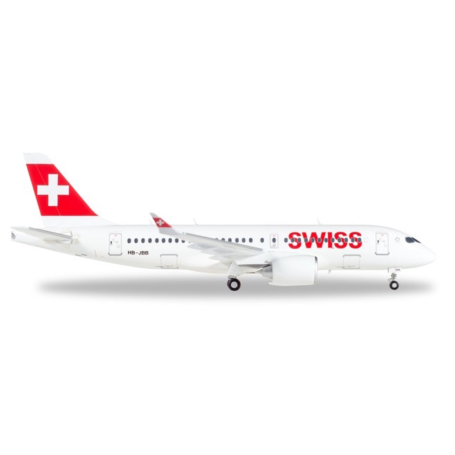 Jual Herpa Swiss Airbus A220-100 1/200 558471-001 Diecast | Shopee Indonesia