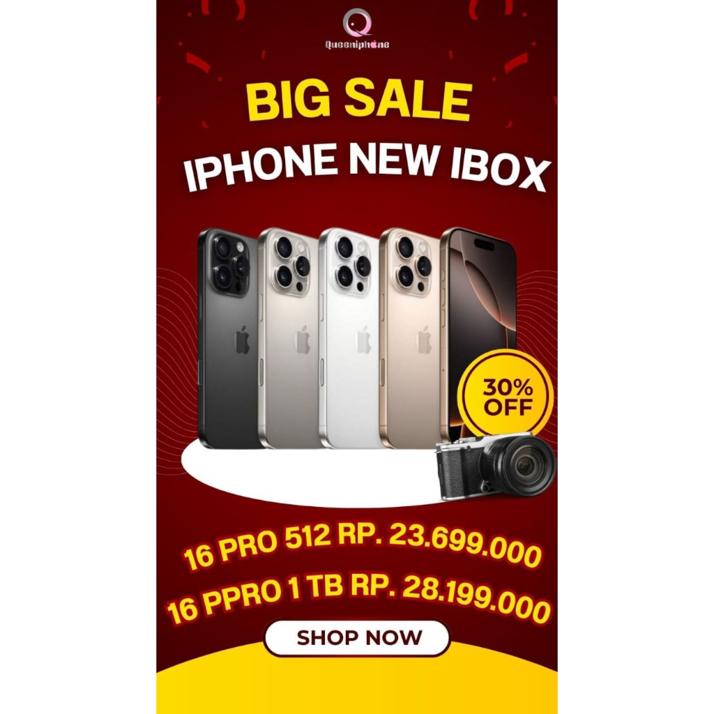 NEW IBOX IPHONE 16 PRO