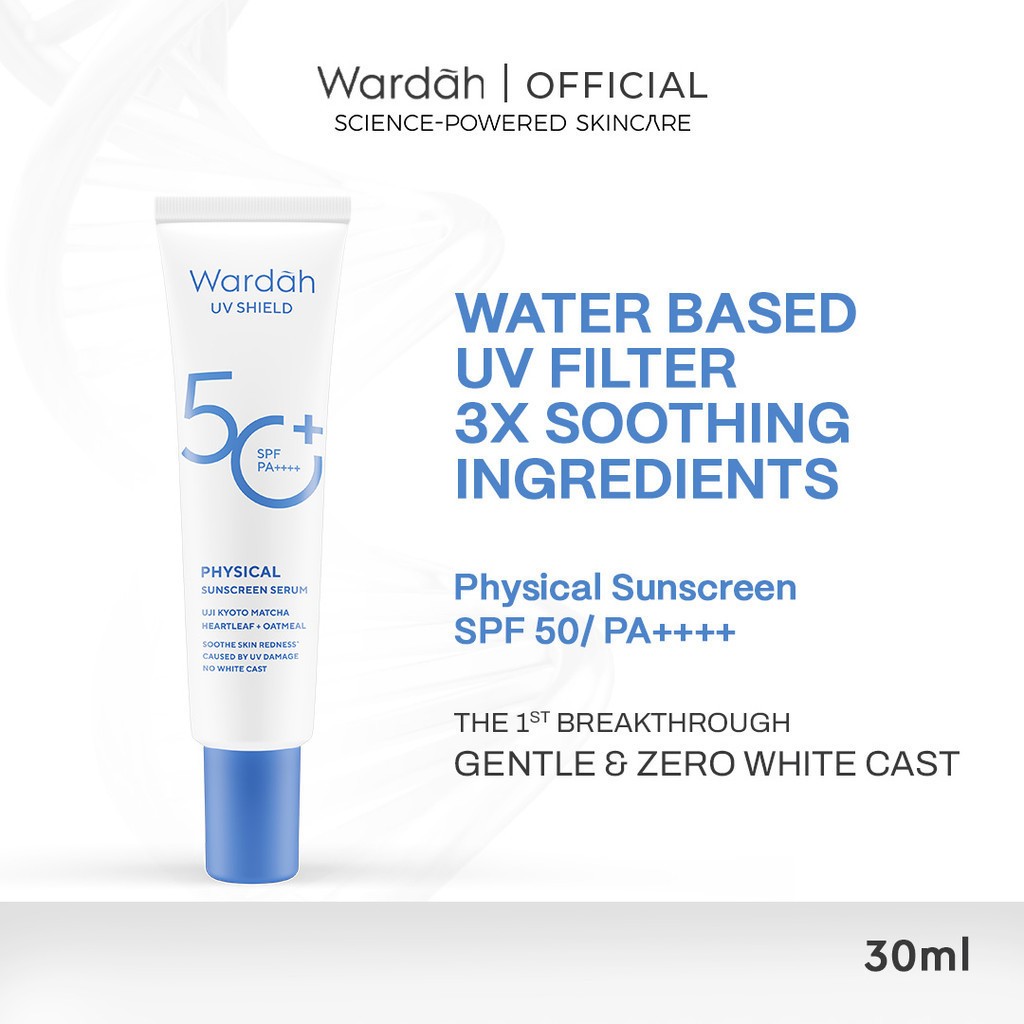 Wardah Uv Shield Physical Sunscreen Serum Spf50 PA++++