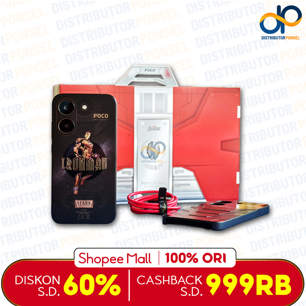 Xiaomi Poco X8 Pro 5G 8/256GB 12/512GB X 8 Iron Man Garansi Resmi Not X7 X 7 X6 X 6 Pro