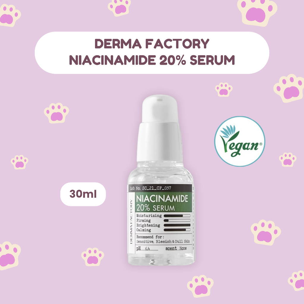 Jual [READY] DERMA FACTORY - Niacinamide 20% Serum 30ml | Shopee Indonesia