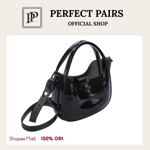 Jual Melissa Mirror Bag Clear Black | Shopee Indonesia