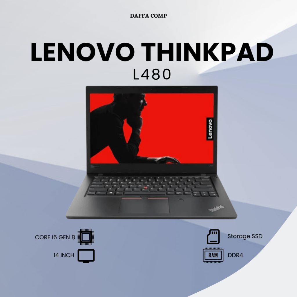 Jual LAPTOP LENOVO THINKPAD L480 INTEL CORE I5 GEN 8 RAM 16GB SSD 512GB MURAH DAN BERGARANSI | Shopee Indonesia