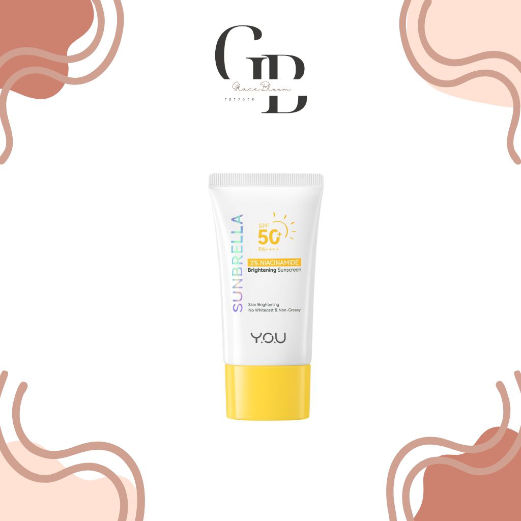 Y.O.U Sunbrella 2% Niacinamide Brightening Sunscreen SPF 50+ PA++++.