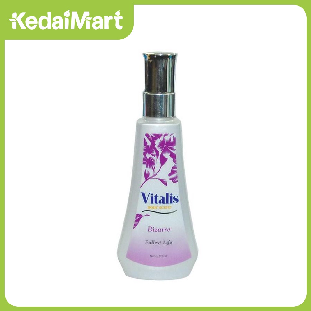 Vitalis Body Scent Spray Cologne Bizarre Botol 120 / 100 ml