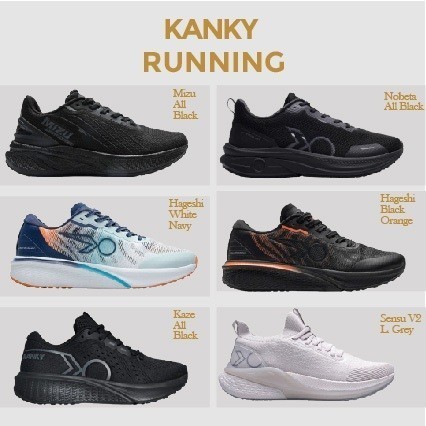Kanky Story Nobeta / Kanky Story Sensu V2 / Kanky Story Hageshi / Kanky x Tirta Story Kaze / Kanky x Tirta Story Mizu - Sepatu Sneakers Running Pria/Wanita Dewasa  (100% Original)