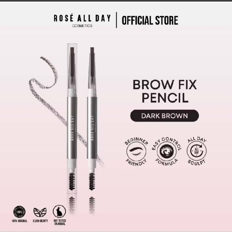 Rose All Day Brow Fix Eyebrow Pencil 0.25Gr
