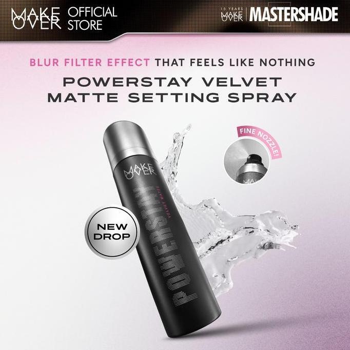 Facegirls- New Launch! Make Over Powerstay Velvet Matte Setting Spray - Blurred, Transfer-Proof, Smudgeproof -