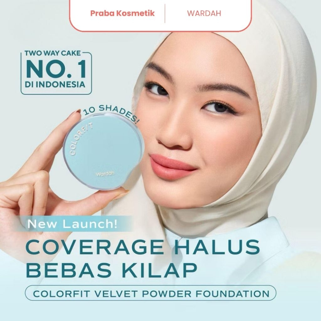 Wardah Colorfit Velvet Powder Foundation