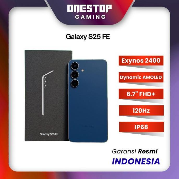 Samsung Galaxy S25 FE 8/512GB 8/256GB 8/128GB Garansi Resmi SEIN Handphone HP Samsung S25FE Smartphone AI Android Galaxy AI 4900 mAh Exynos 2400