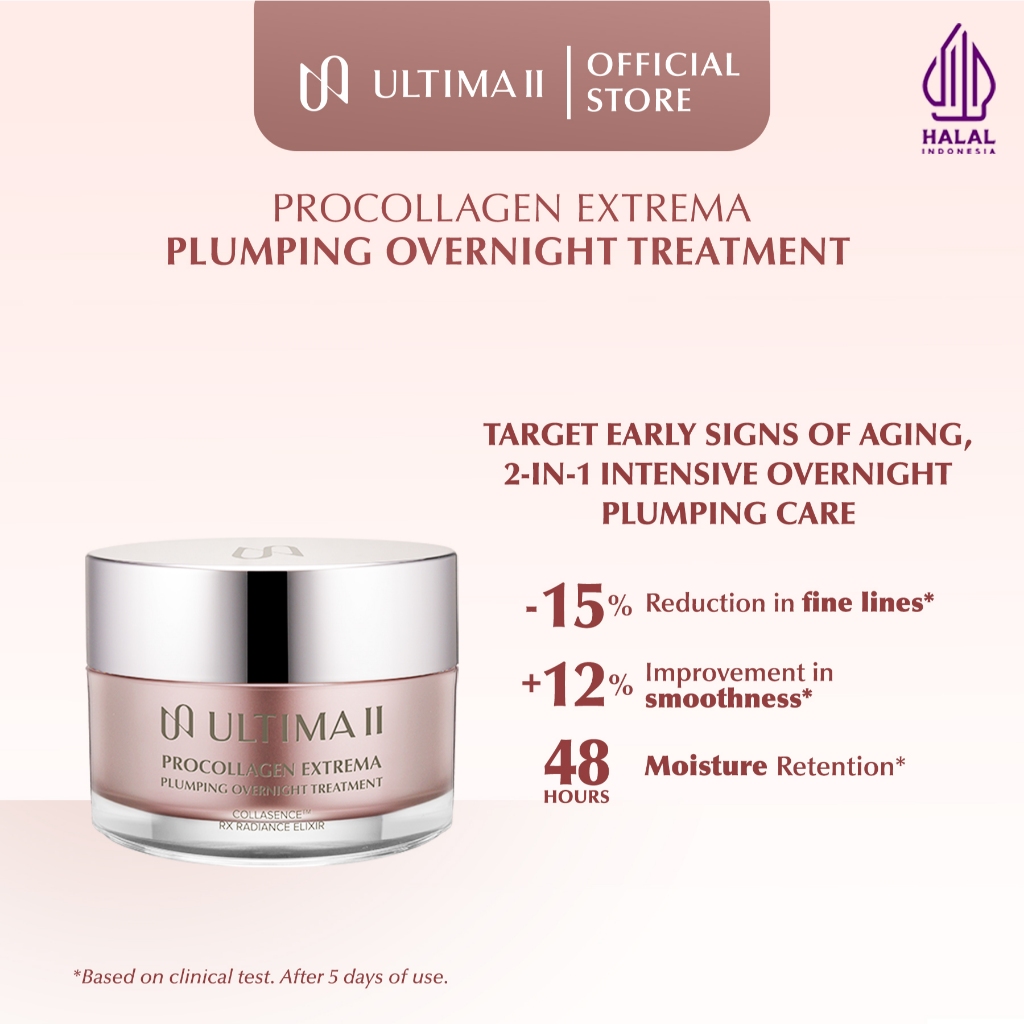 ULTIMA II Procollagen Extrema Plumping Overnight Treatment 50ml