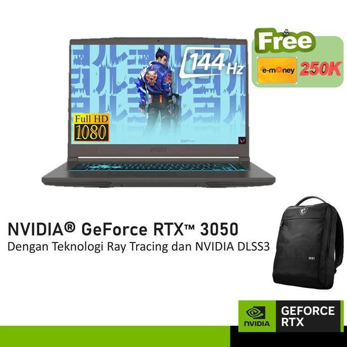 ASILAKIMAN_99 - MSI THIN 15 B13UC GEFORCE RTX 3050 - I5 13420H 16GB 512GB 144HZ FHD W11