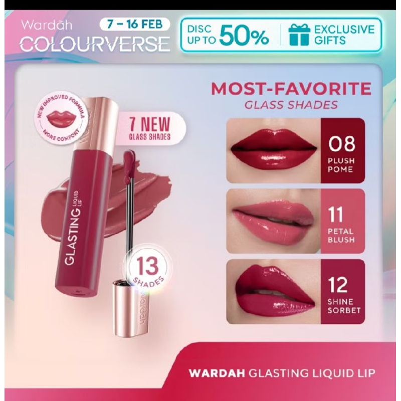 wardah glasting liquid lip