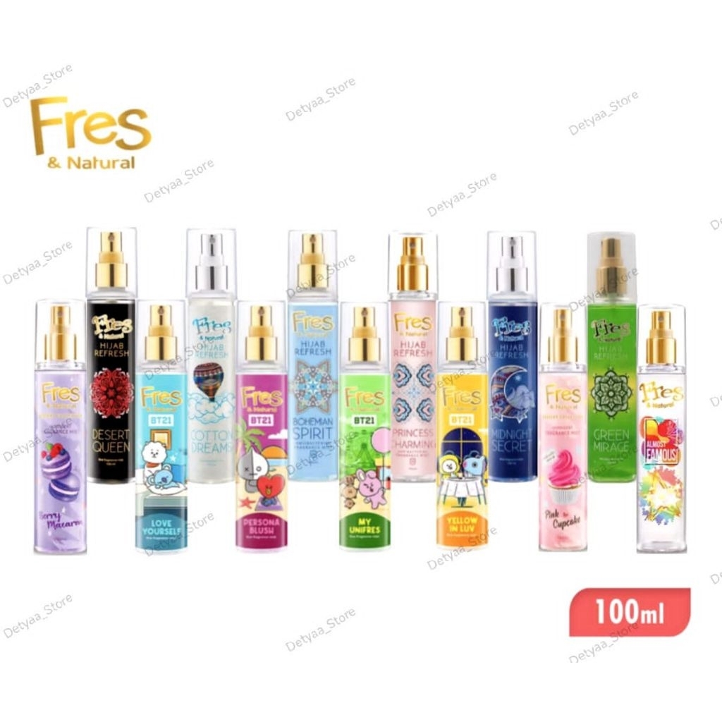 Jual Fres & Natural Spray Cologne 100ml | Shopee Indonesia