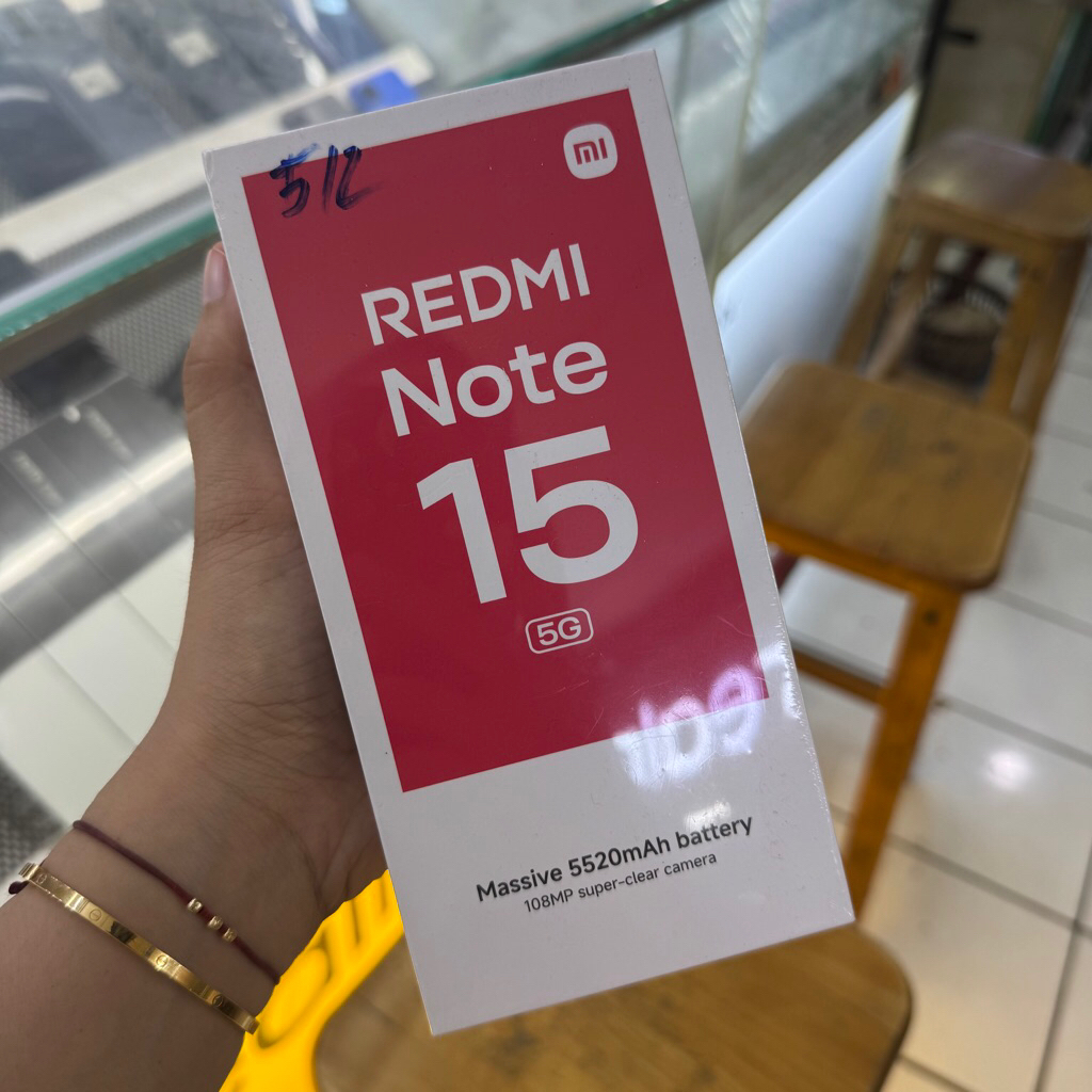 Redmi Note 15 5g 12/512gb Baru resmi