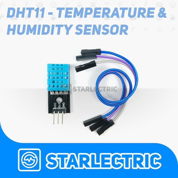 SALE!! DHT11 Modul Sensor Suhu & Kelembapan + Kabel