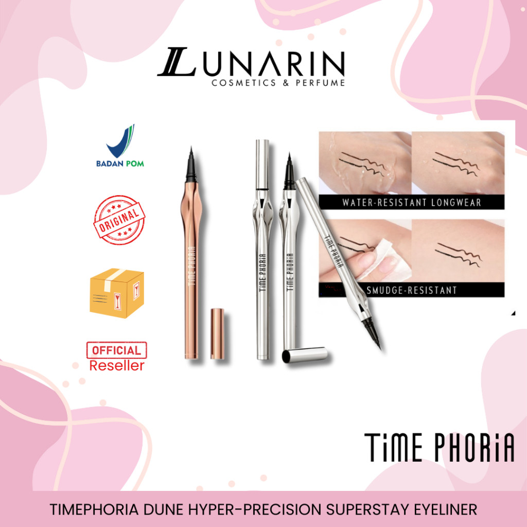 LUNARIN COSMETICS | TIMEPHORIA DUNE HYPER-PRECISION SUPERSTAY EYELINER Presisi, Tahan Lama