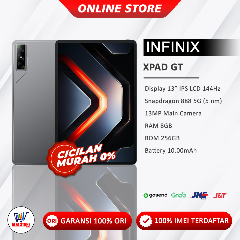 Infinix XPad GT 13inch (Wifi Only) RAM 8/256GB Garansi Resmi